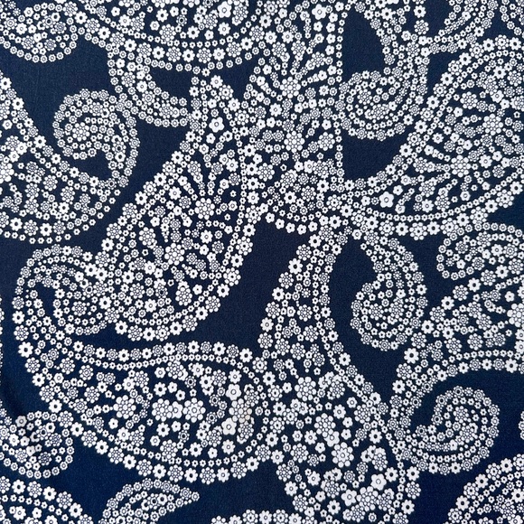 MICHAEL Michael Kors Navy and White Paisley Dress - Picture 13 of 13